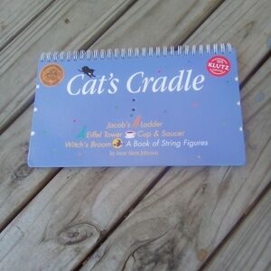 Cat's Cradle: A Book of String Figures Klutz Press & Cat's Cradle Fun Book Lot